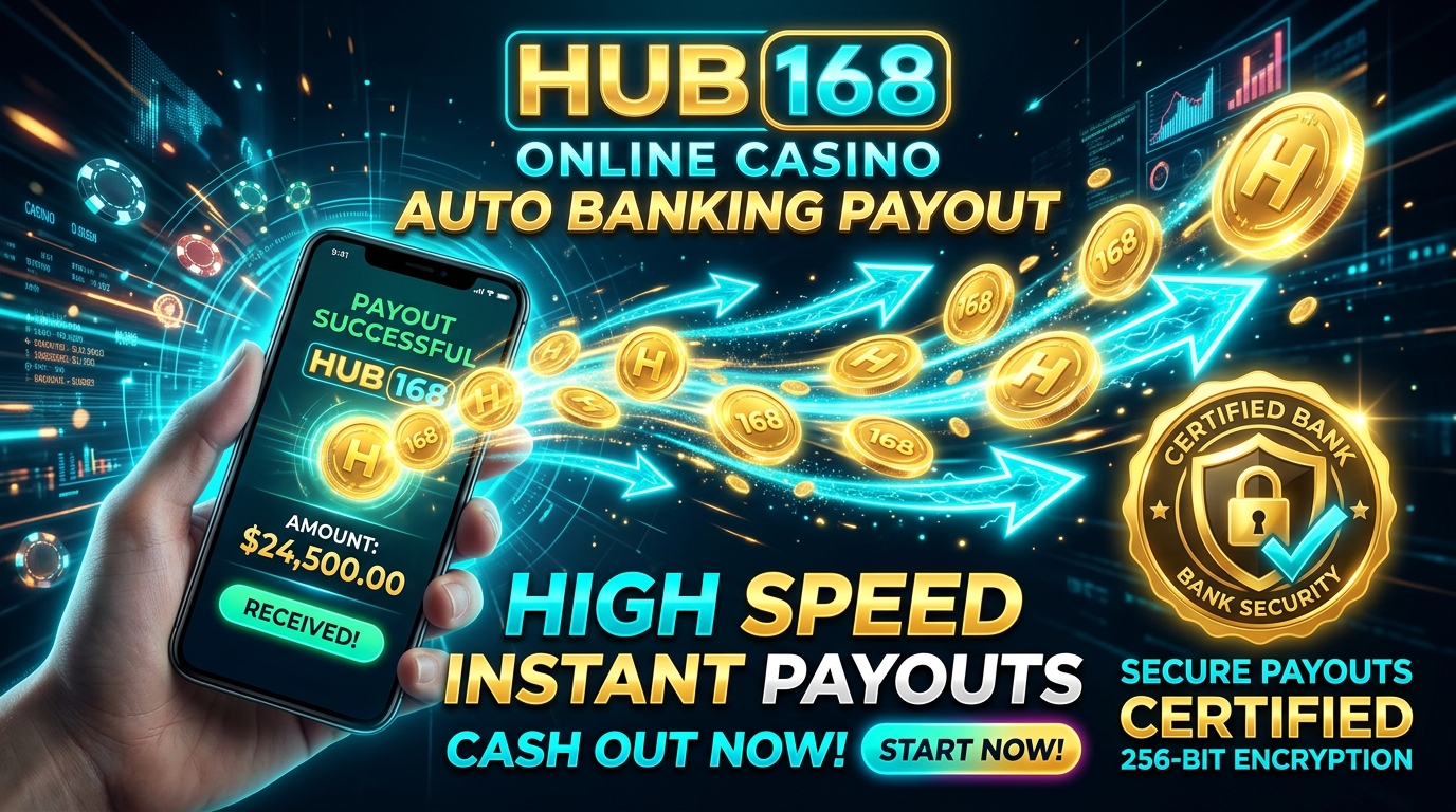 hub-168 ถอนเงินออโต้ ไวใน 3 วินาที